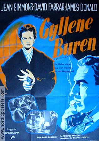 Gyllene buren 1950 poster Jean Simmons