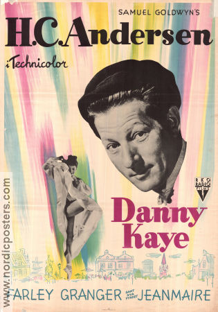 H C Andersen 1952 poster Danny Kaye Zizi Jeanmaire Farley Granger Charles Vidor Musikaler Danmark