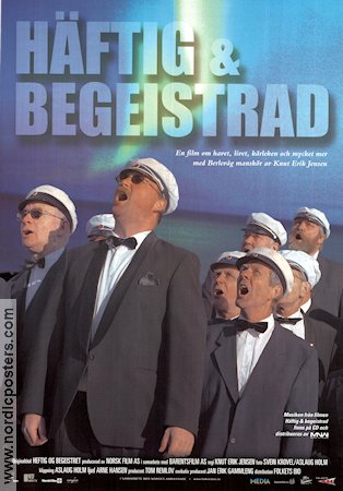 Häftig och begeistrad 2001 poster Odd Marino Frantzen Einar FL Strand Arne Wensel Knut Erik Jensen Norge Dokumentärer