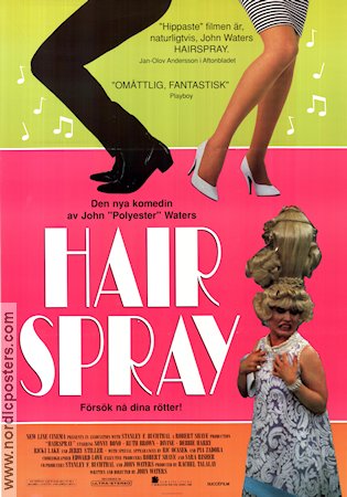 Hairspray 1988 poster Sonny Bono Divine Debbie Harry Ricki Lake John Waters Dans Kultfilmer