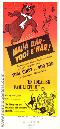 Hallå där Yogi e här 1964 poster Yogi Bear Joseph Barbera Filmbolag: Hanna-Barbera Animerat Från TV