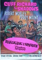 Hålligång i Spanien 1968 poster Cliff Richard The Shadows