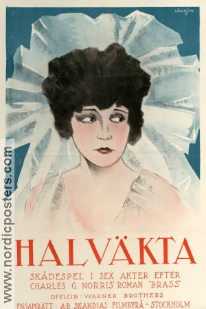 Halväkta 1923 poster Monte Blue Marie Prevost Sidney Franklin