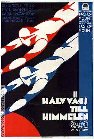 Halvvägs till himlen 1932 poster Elisabeth Frisk Rune Carlsten