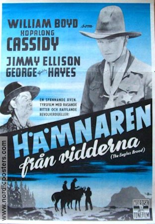 Hämnaren från vidderna 1935 poster William Boyd Hitta mer: Hopalong Cassidy