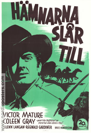 Hämnarna slår till 1948 poster Victor Mature Coleen Gray H Bruce Humberstone