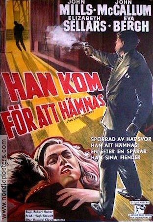 Han kom för att hämnas 1953 poster John Mills John McCallum