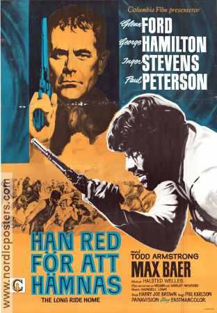 Han red för att hämnas 1967 poster Glenn Ford George Hamilton Inger Stevens Max Baer Phil Karlson