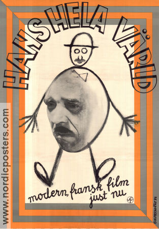 Hans hela värld 1935 poster Pierre Larquey Florelle Dominique Bernard-Deschamps