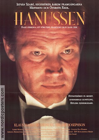 Hanussen 1988 poster Klaus Maria Brandauer Erland Josephson Ildiko Bansagi Istvan Szabo Hitta mer: Nazi