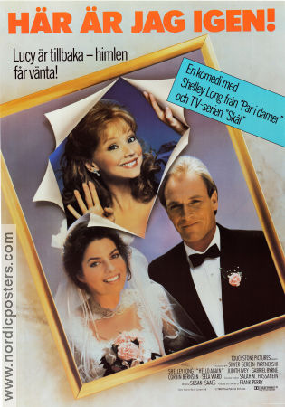 Här är jag igen 1987 poster Shelley Long Judith Ivey Gabriel Byrne Frank Perry