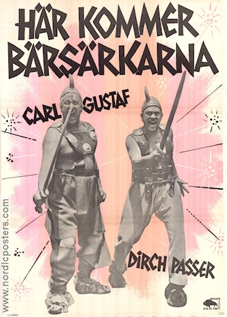 Här kommer bärsärkarna 1964 poster Carl-Gustaf Lindstedt Dirch Passer Arne Mattsson Hitta mer: Vikings