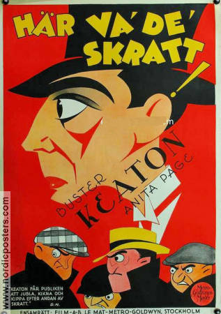 Här va de skratt 1931 poster Buster Keaton Anita Page