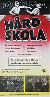 Hård skola 1951 poster Jimmy Lydon Skola Boxning