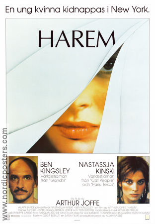Harem 1985 poster Nastassja Kinski Ben Kingsley Arthur Joffé
