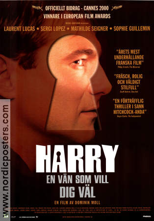 Harry en vän som vill dig väl 2000 poster Laurent Lucas Sergi Lopez Mathilde Seigner Dominik Moll