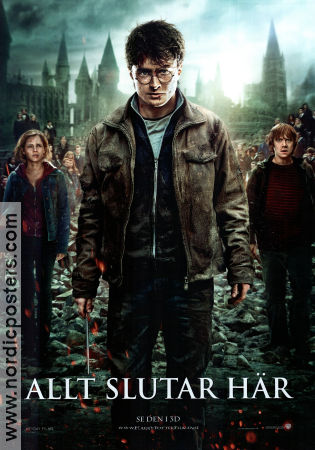 Harry Potter and the Deathly Hallows Part 2 2011 poster Daniel Radcliffe Emma Watson Rupert Grint David Yates