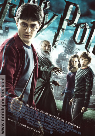 Harry Potter och halvblodsprinsen 2009 poster Daniel Radcliffe David Yates