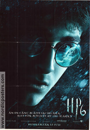 Harry Potter och halvblodsprinsen 2009 poster Daniel Radcliffe Emma Watson Rupert Grint David Yates