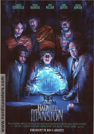 Haunted Mansion 2023 poster LaKeith Stanfield Rosario Dawson Owen Wilson Justin Simien