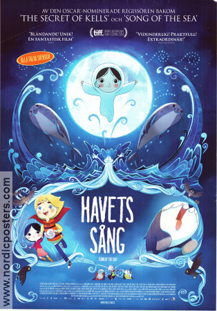 Havets sång 2014 poster David Rawle Tomm Moore Animerat