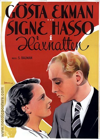 Häxnatten 1937 poster Gösta Ekman Signe Hasso