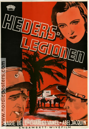 Hederslegionen 1938 poster Marie Bell Abel Jacquin Maurice Gleize