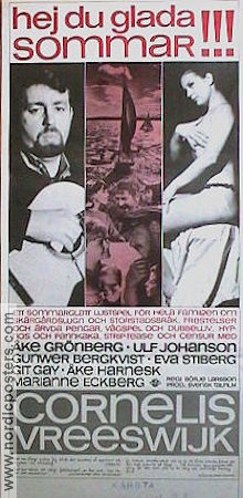 Hej du glada sommar 1965 poster Cornelis Vreeswijk Åke Grönberg