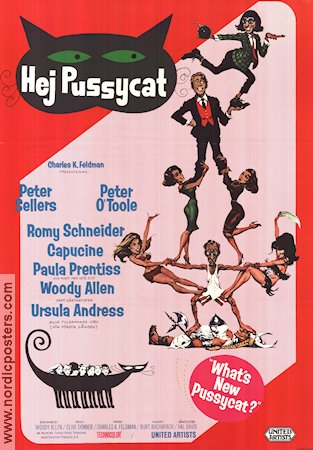 Hej Pussycat 1965 poster Peter Sellers Peter O´Toole Woody Allen Clive Donner Affischkonstnär: Frank Frazetta