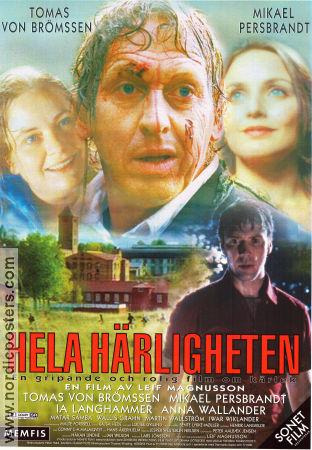 Hela härligheten 1998 poster Tomas von Brömssen Anna Wallander Mikael Persbrandt Leif Magnusson