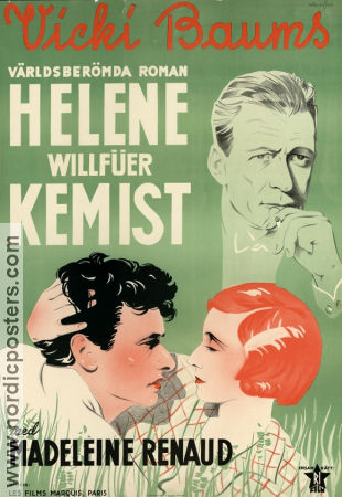 Helene Willfüer kemist 1936 poster Madeleine Renaud Jean-Louis Barrault Jean Benoit-Lévy Text: Vicki Baum