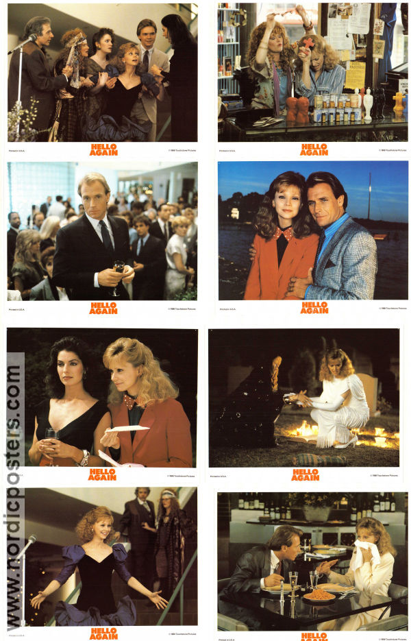 Hello Again 1987 lobbykort Shelley Long Judith Ivey Gabriel Byrne Frank Perry