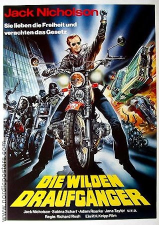 Hell´s Angels on Wheels 1968 poster Jack Nicholson