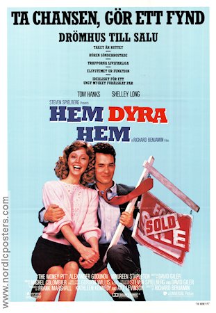 Hem dyra hem 1985 poster Tom Hanks Shelley Long