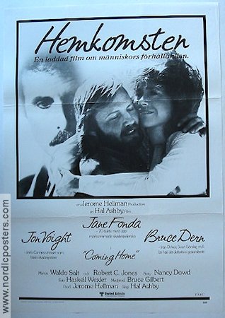 Hemkomsten 1978 poster Jane Fonda Jon Voight Bruce Dern Hal Ashby