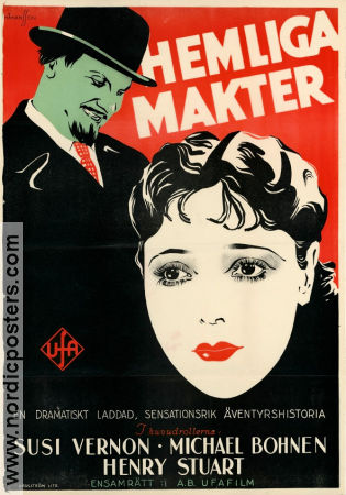 Hemliga makter 1928 poster Michael Bohnen Suzy Vernon Erich Waschneck