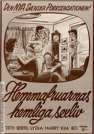 Hemmafruarnas hemliga sexliv 1981 poster Heinz Arland Lars Pedersen