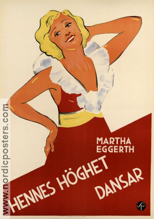 Hennes höghet dansar 1932 poster Martha Eggerth Hermann Thimig Johannes Meyer Filmen från: Austria