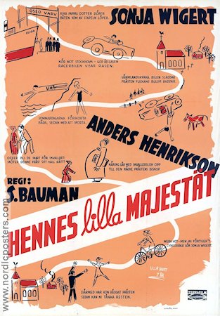 Hennes lilla majestät 1939 poster Sonja Wigert