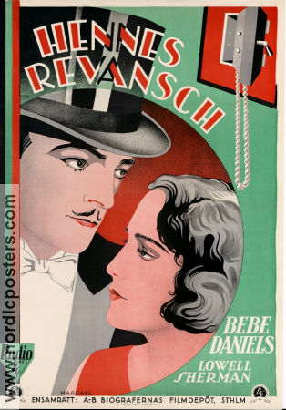 Hennes revansch 1930 poster Bebe Daniels Kenneth Thomson Lowell Sherman