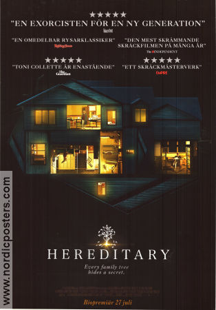 Hereditary 2018 poster Alex Wolff Gabriel Byrne Toni Collette Ari Aster
