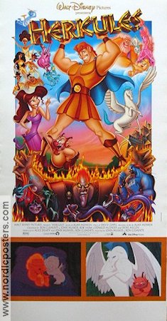 Herkules 1997 poster Tate Donovan Ron Clements Svärd och sandal Hitta mer: Greece Animerat