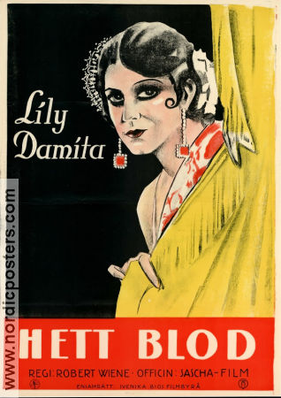 Hett blod 1928 poster Lili Damita Georg Alexander Robert Wiene