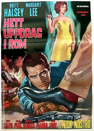 Hett uppdrag i Rom 1967 poster Margret Lee Agenter