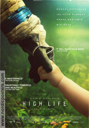 High Life 2018 poster Robert Pattinson Juliette Binoche André 3000 Claire Denis