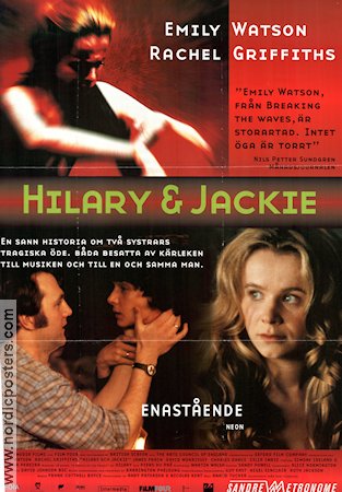 Hilary and Jackie 1998 poster Emily Watson Rachel Griffith James Frain Anand Tucker