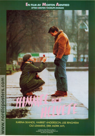 Himmel och helvete 1988 poster Karina Skands Harriet Andersson Erik Mörk Morten Arnfred Danmark