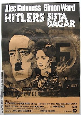 Hitlers sista dagar 1973 poster Alec Guinness Simon Ward Hitta mer: Adolf Hitler Hitta mer: Nazi