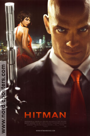 Hitman 2007 poster Timothy Olyphant Dougray Scott Olga Kurylenko Xavier Gens Vapen