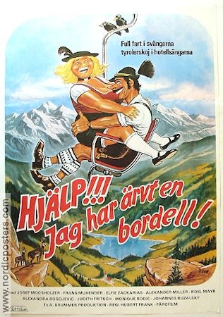 Hjälp jag har ärvt en bordell 1982 poster Hubert Frank Berg